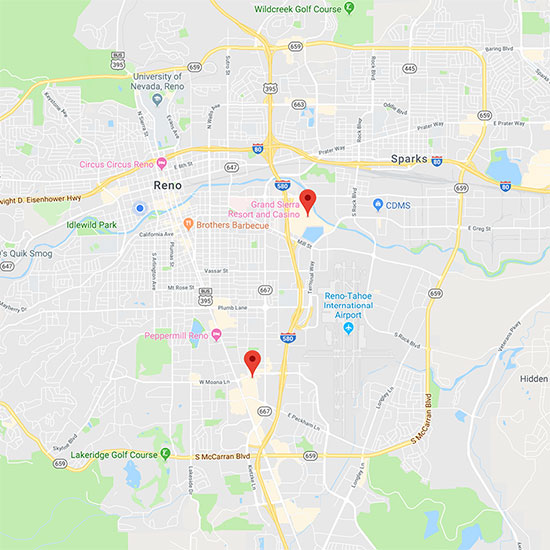 Breakt Through Reno Locations